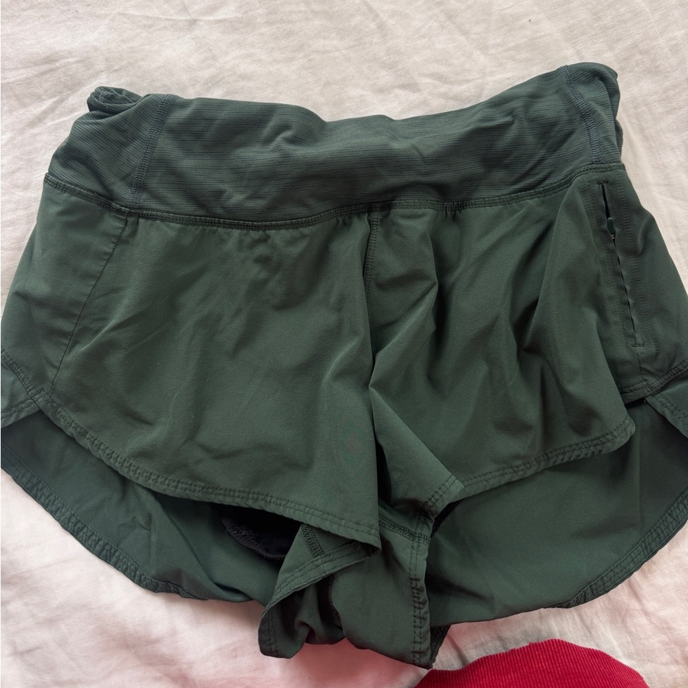 Outdoor voices women’s athletic shorts in green